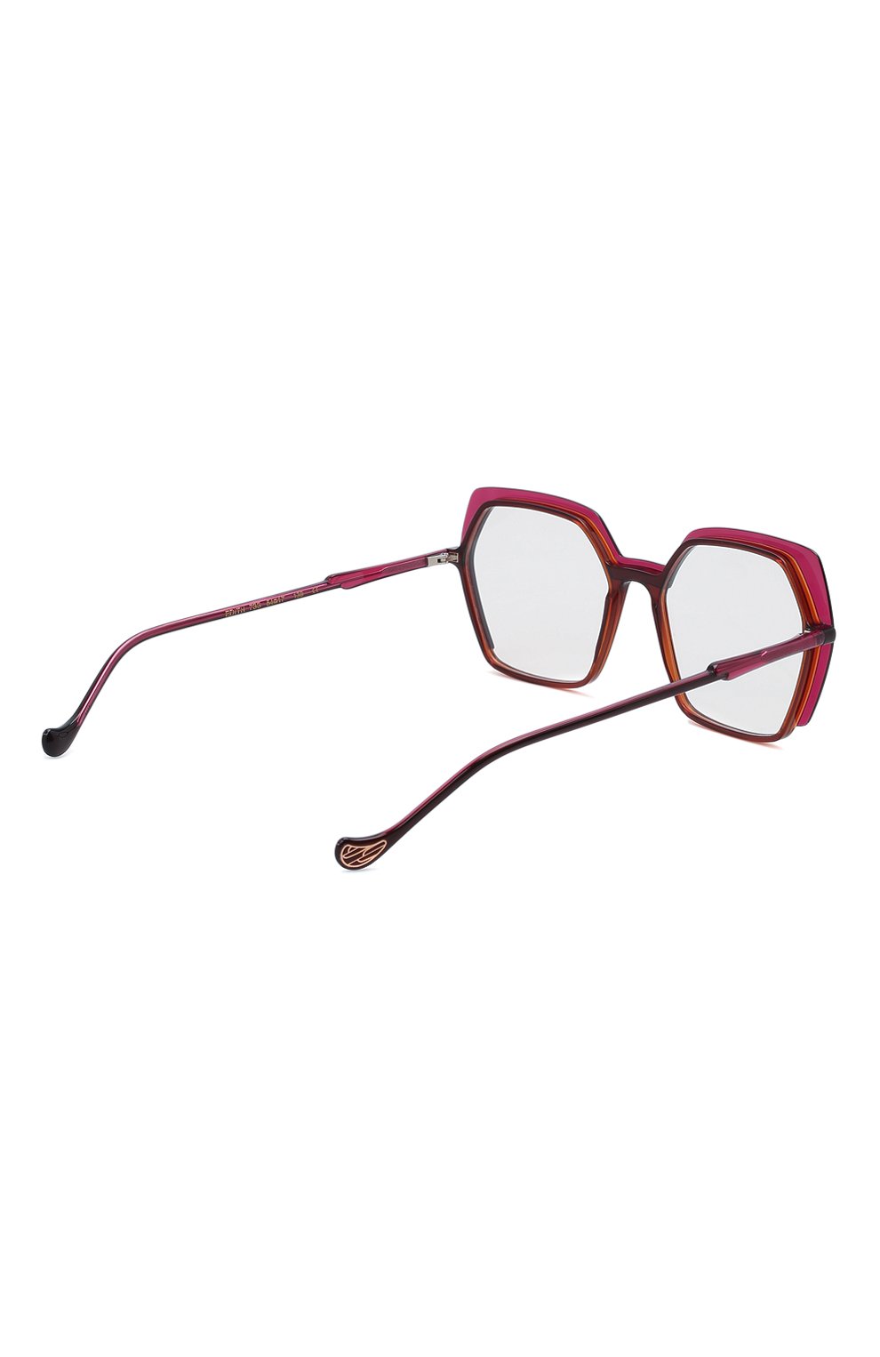 Оправа CAROLINE ABRAM темно-розового цвета по цене 26600 руб., арт. EDITH 733, фото 4 Оправа CAROLINE ABRAM, арт. EDITH 733, фото 4