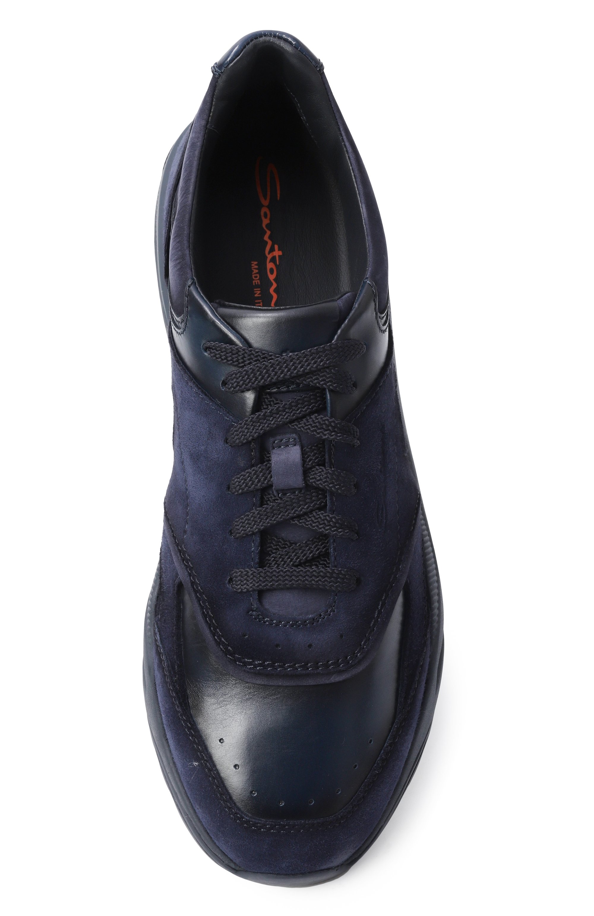 Кожаные кроссовки innova SANTONI, арт. MBIG22112N0TTK0H, фото 6