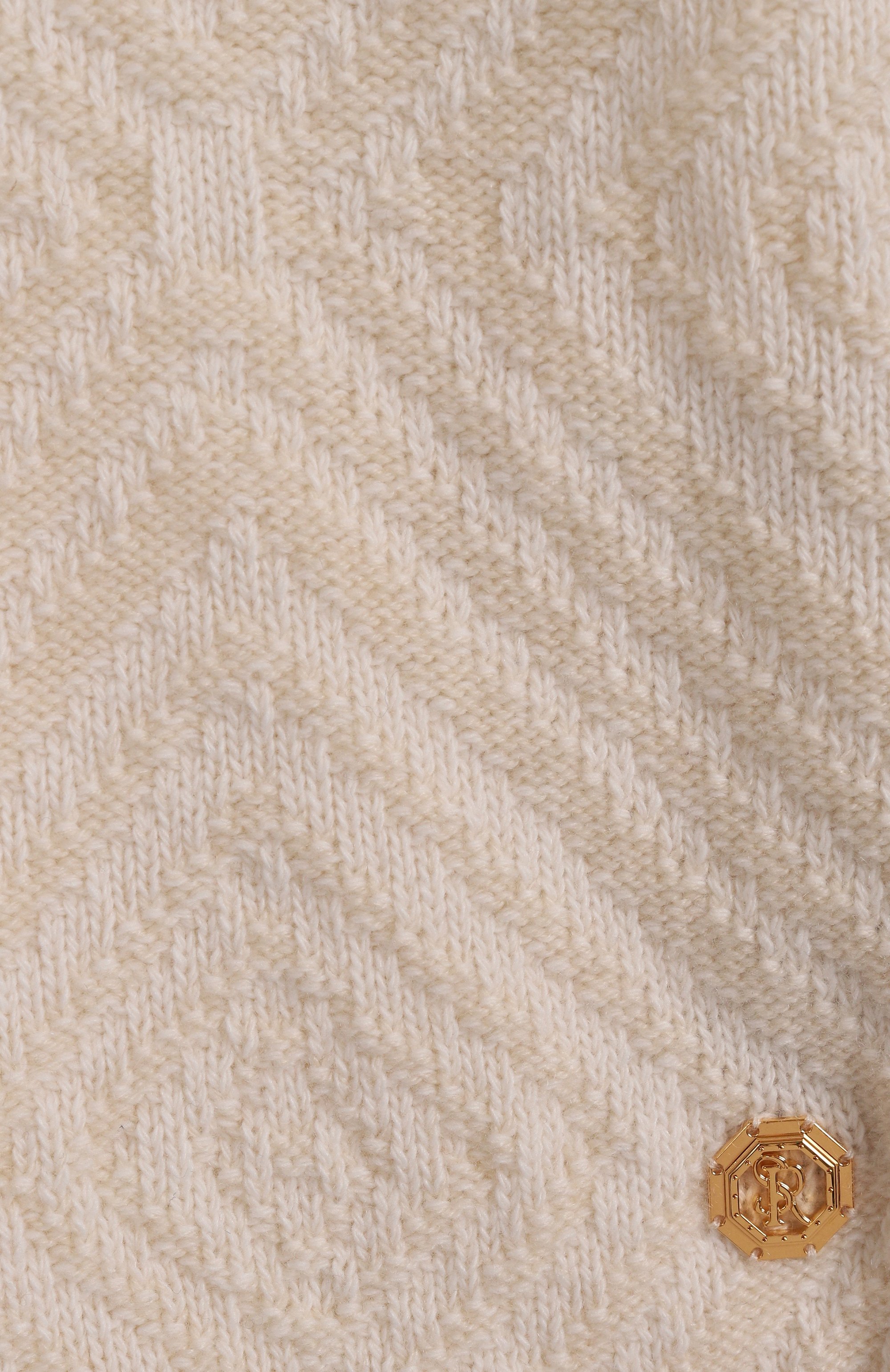 Свитер из кашемира и шерсти STEFANO RICCI JUNIOR кремового цвета по цене 75100 руб., арт. KY08095D01/Y25373, фото 3 Свитер из кашемира и шерсти STEFANO RICCI JUNIOR, арт. KY08095D01/Y25373, фото 3