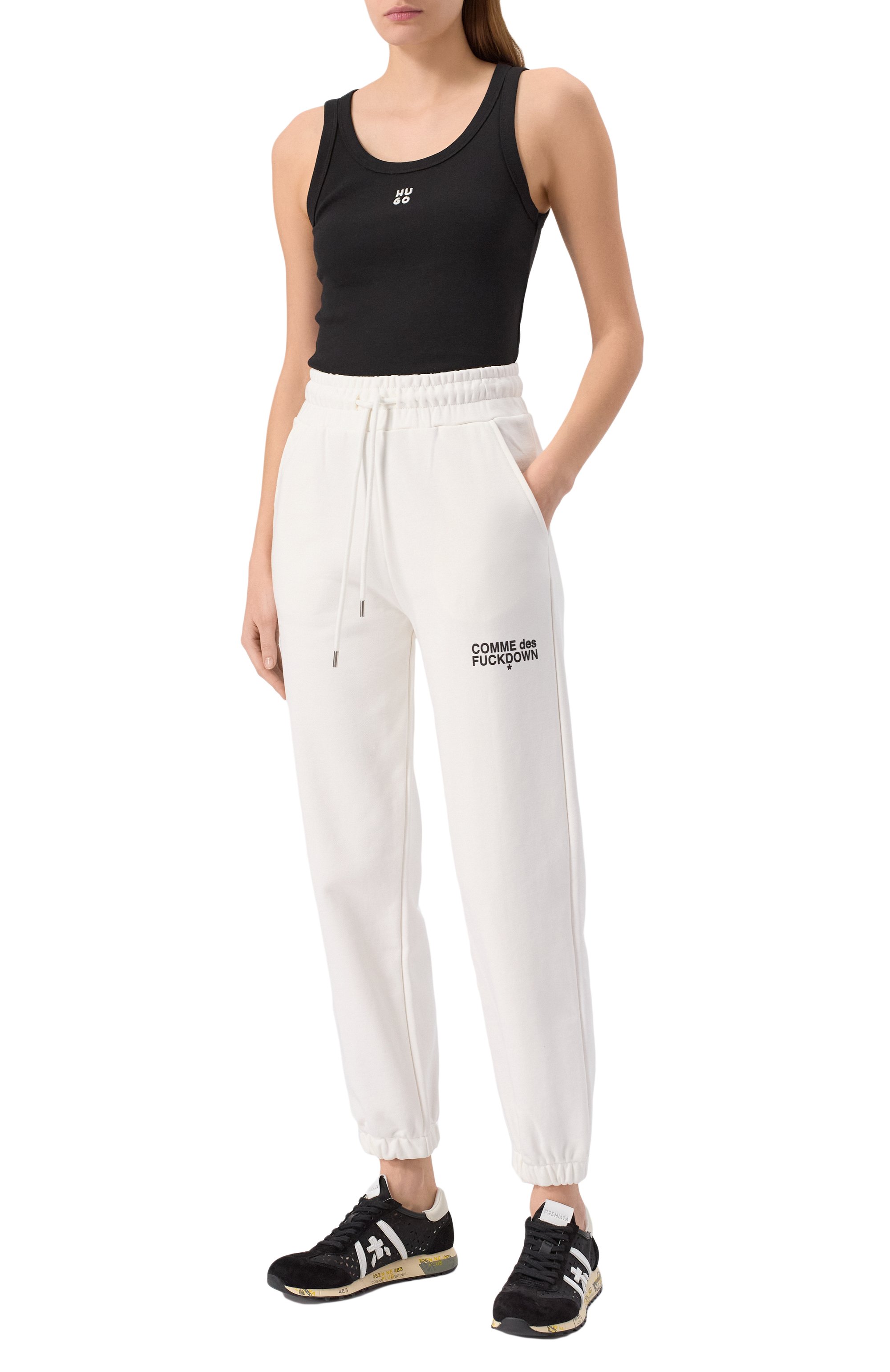 Хлопковая майка HUGO, арт. 50514489, фото 2