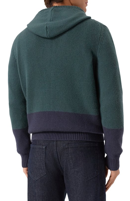 Кашемировый кардиган Kiton UMK0799A0061 Зелёный  UMK0799A0061 Фото 4