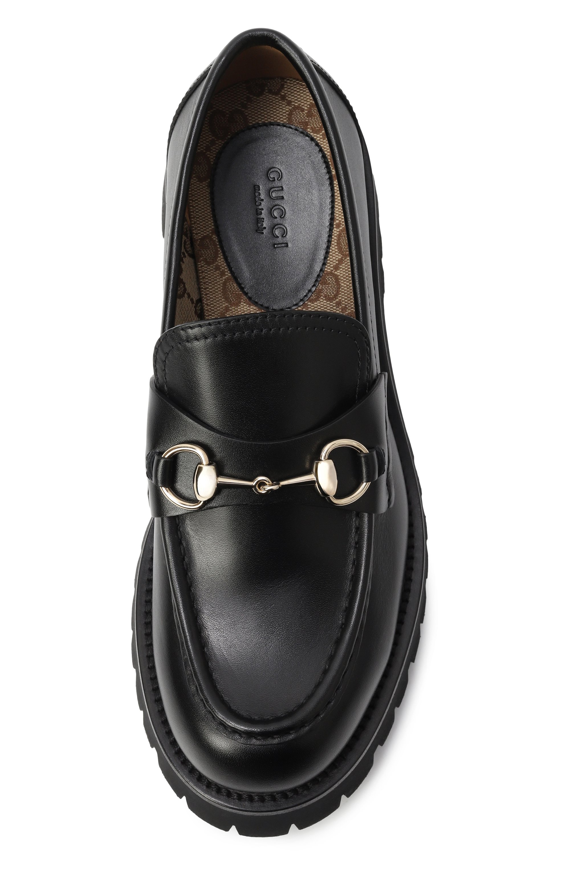 Кожаные лоферы GUCCI, арт. 816337/AADCW, фото 6