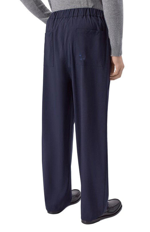 Шерстяные брюки Laneus S6LAMAPA086 Синий  S6LAMAPA086 Фото 4