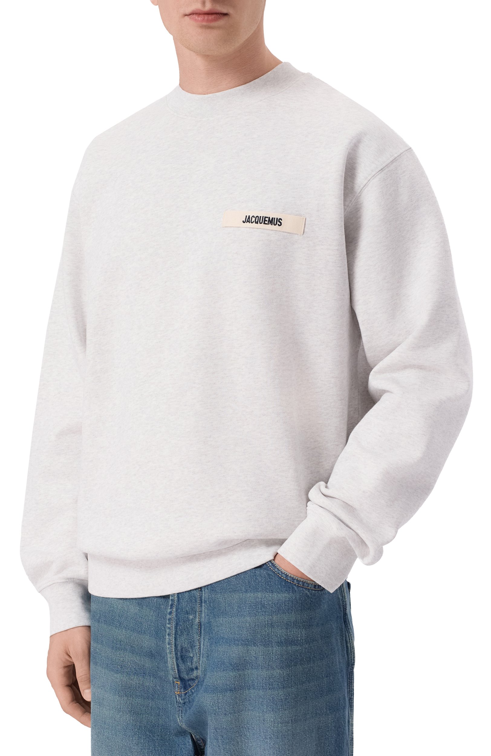 Хлопковый свитшот JACQUEMUS, арт. 24ESSM00206/AJ00126, фото 3