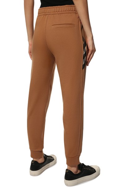 Хлопковые джоггеры BURBERRY, арт. 8046057, фото 4