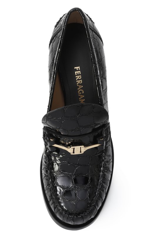 Кожаные туфли Ferragamo 01K348/784 Чёрный  01K348/784 Фото 6