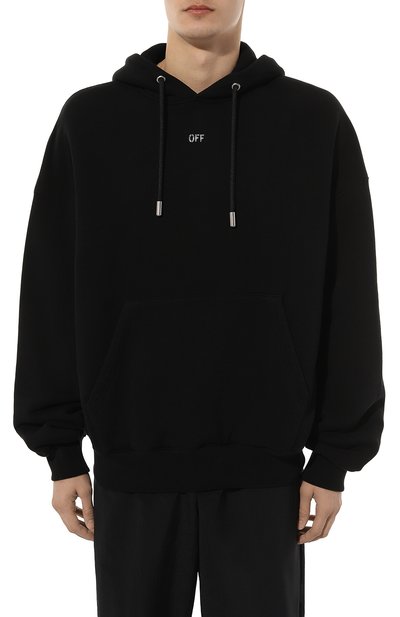 Хлопковое худи OFF-WHITE, арт. 0MBB118C99FLE001, фото 3