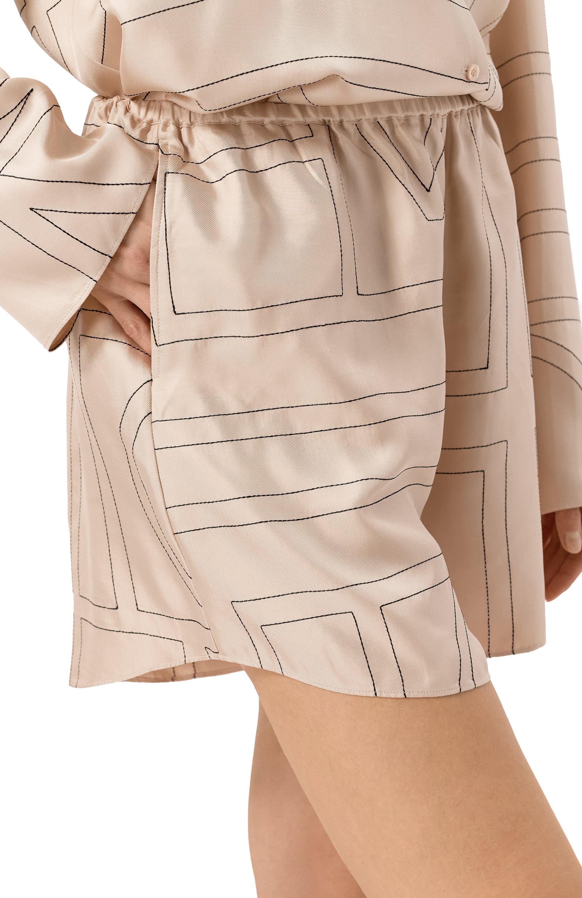 Шелковые шорты TOTEME, арт. 223-226-707, фото 5