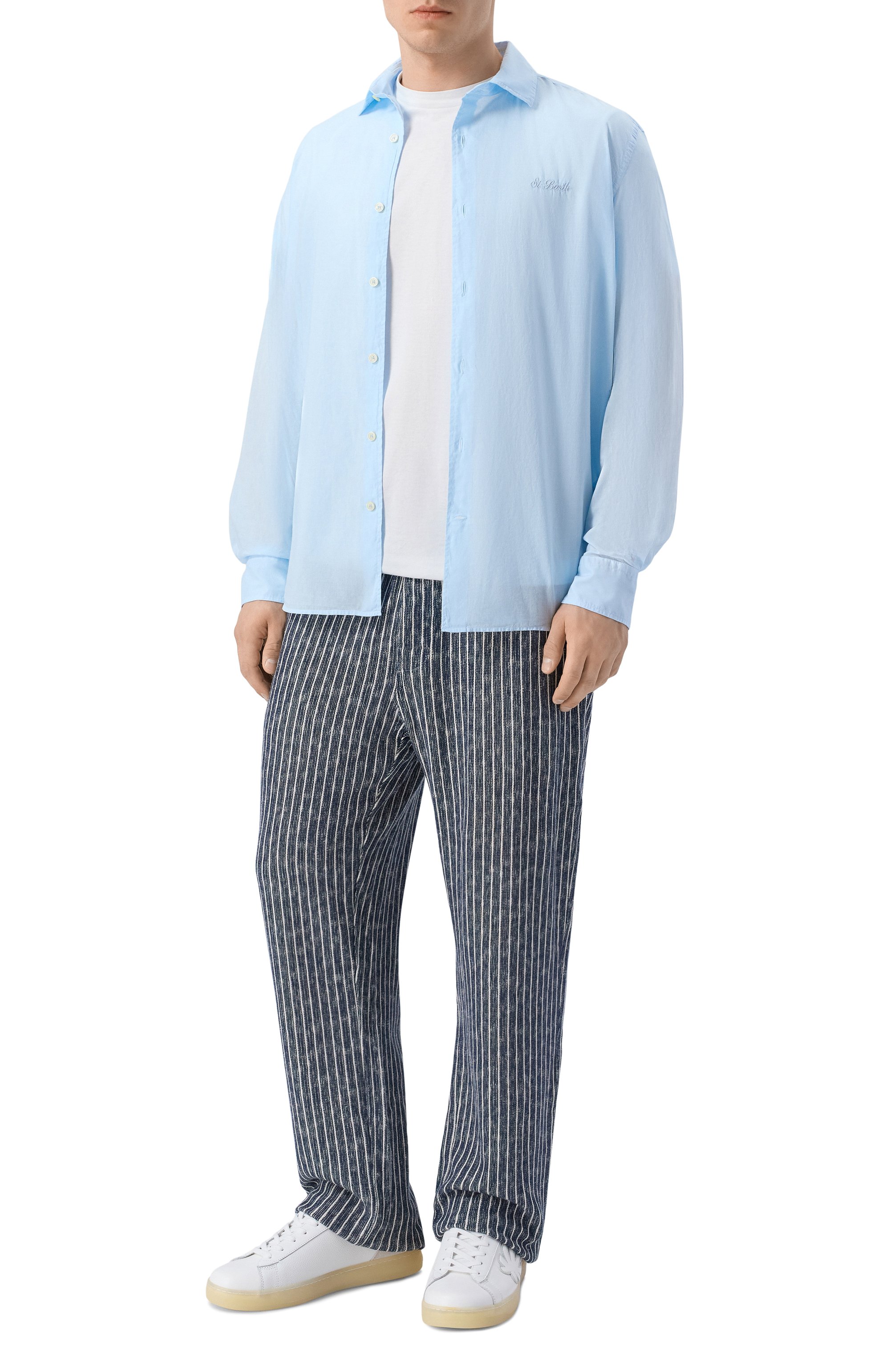 Хлопковая рубашка MC2 SAINT BARTH, арт. LCM0001-00165L/CHEMISE ICE, фото 2