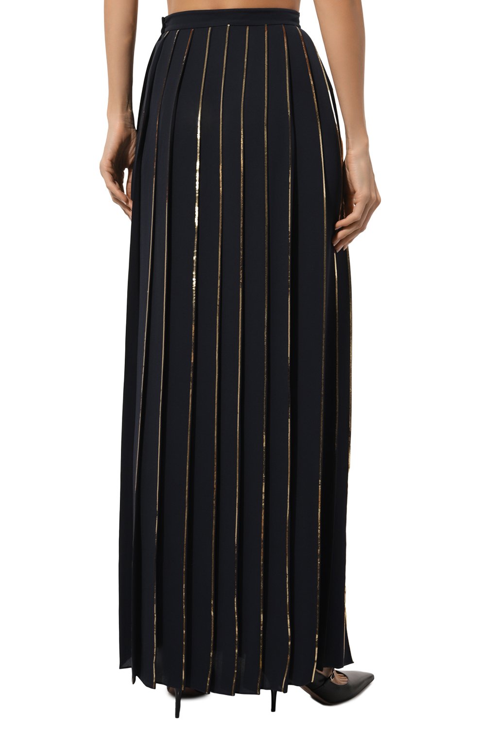 Шелковая юбка VALENTINO, арт. 5B3RABT01CC, фото 4