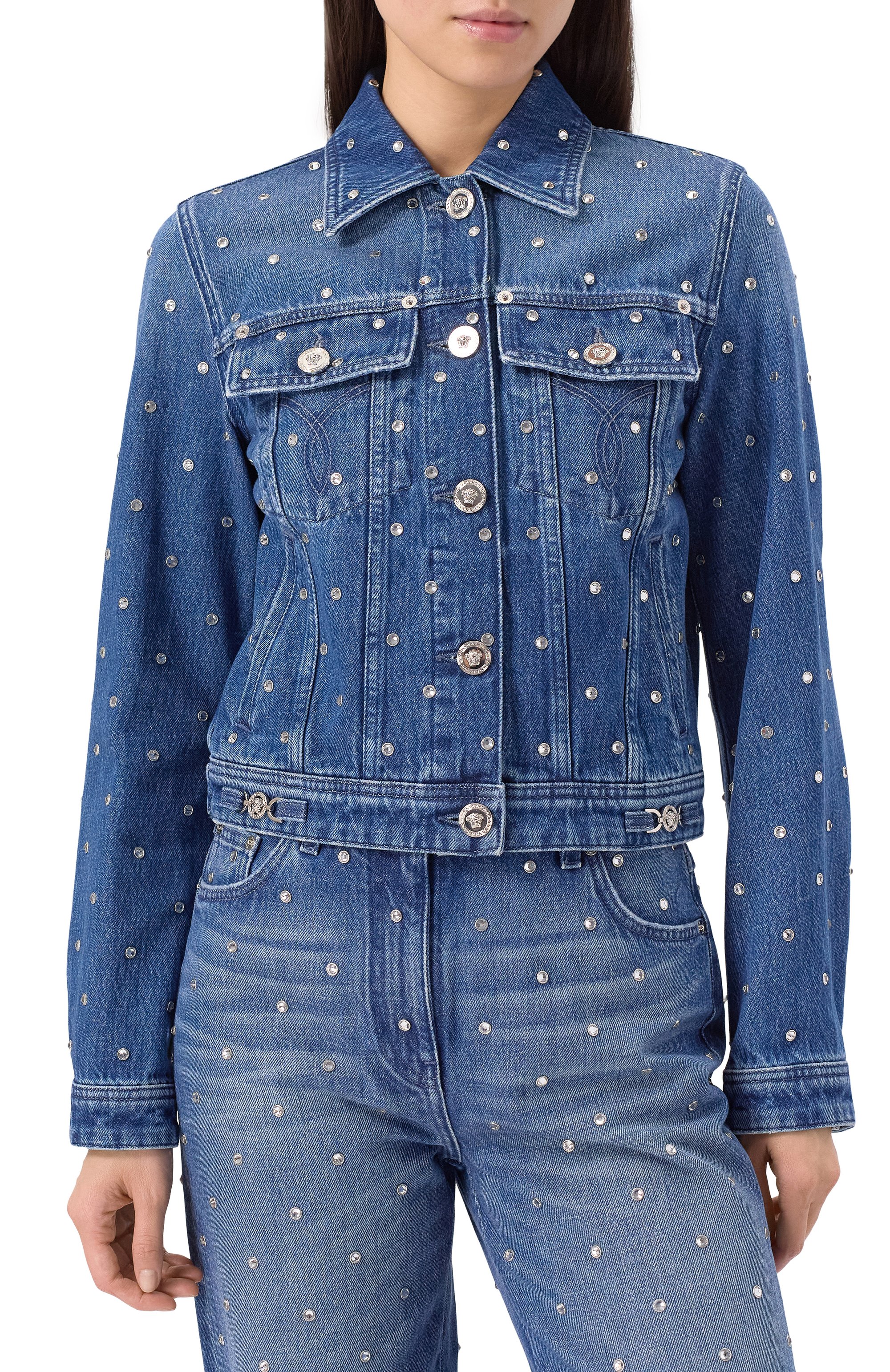 Джинсовая куртка VERSACE, арт. 1015521/1A13342, фото 3