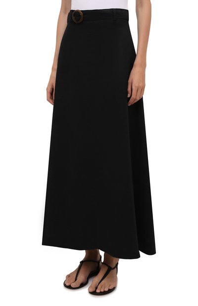 Льняная юбка FAITHFULL THE BRAND, арт. FF1671-BLK, фото 3