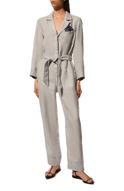 Льняной комбинезон EMPORIO ARMANI, арт. 3L2DA1/2NF8Z, фото 3