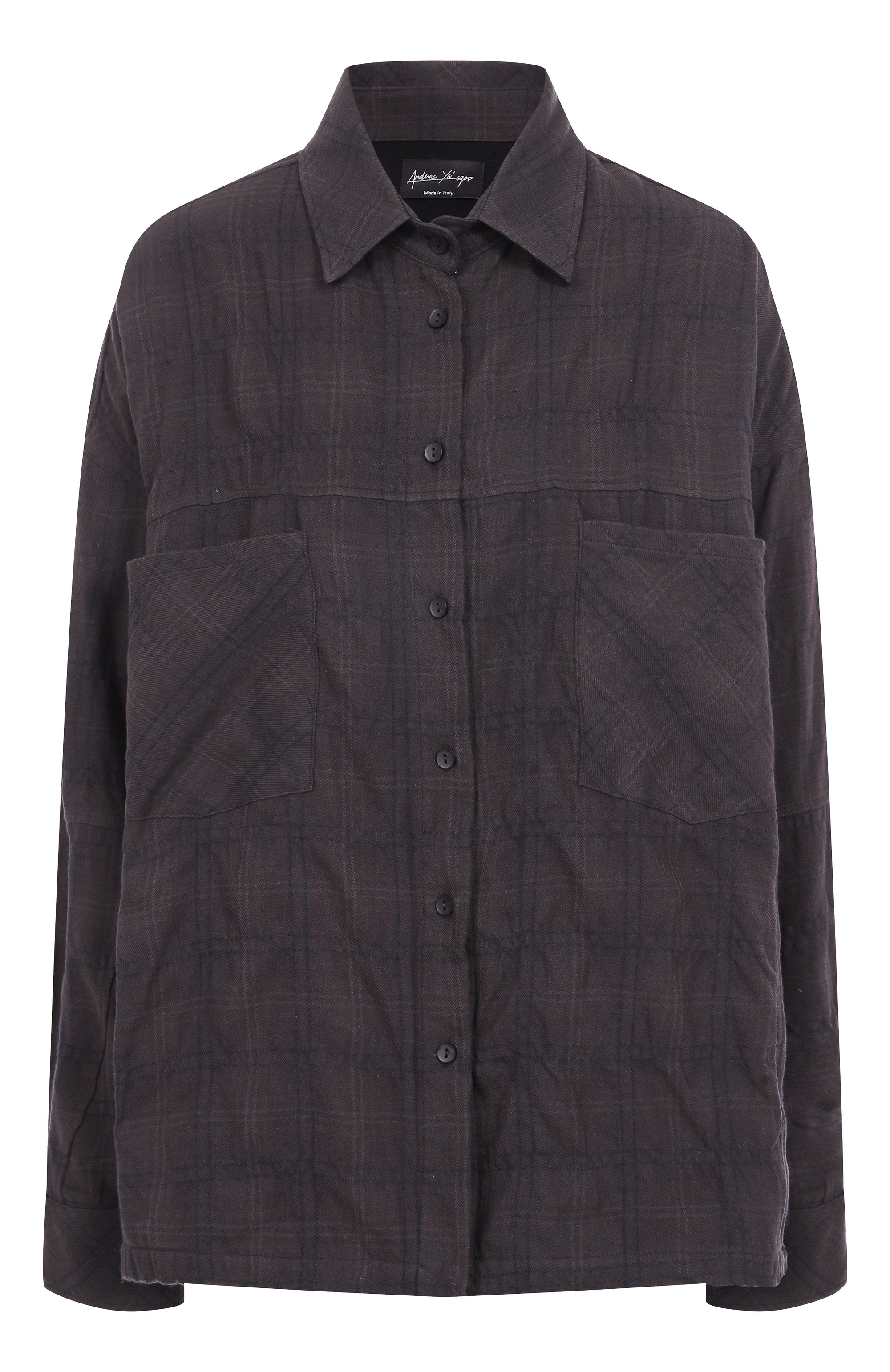 Рубашка из шерсти и хлопка ANDREA YA'AQOV, арт. 25WT0K27/C0TT0N W00L, фото 1