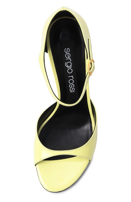 Кожаные босоножки Godiva 90 Sergio Rossi B11930/MMVV36 Золотой  B11930/MMVV36 Фото 6