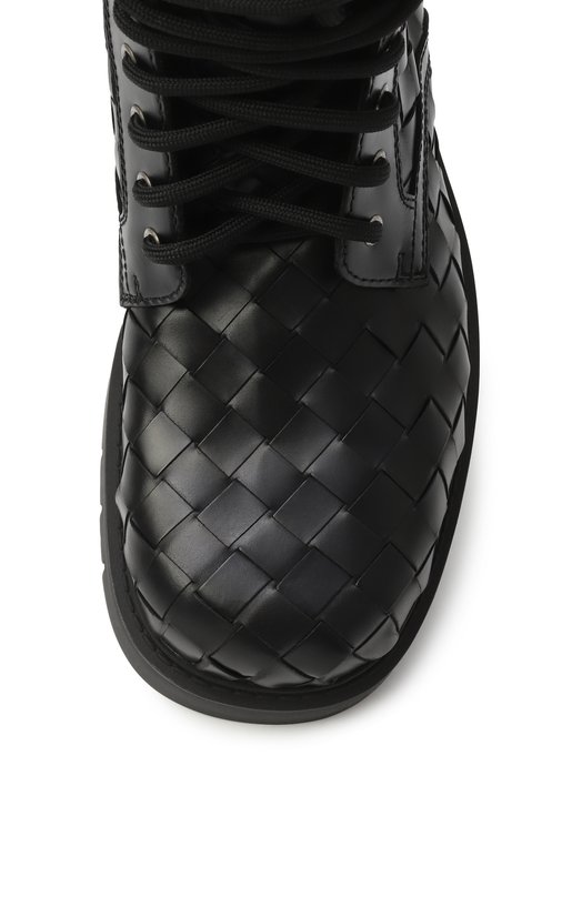 Кожаные ботинки Haddock Bottega Veneta 837876/V2WTA Чёрный  837876/V2WTA Фото 6