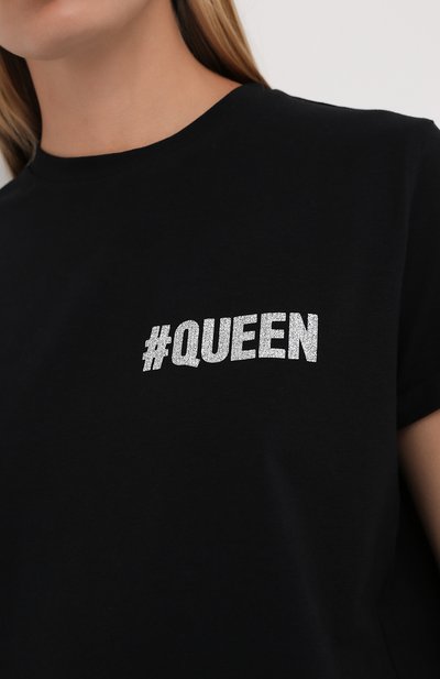 Хлопковая футболка SEVEN LAB, арт. T20-#Q-G021 black, фото 5