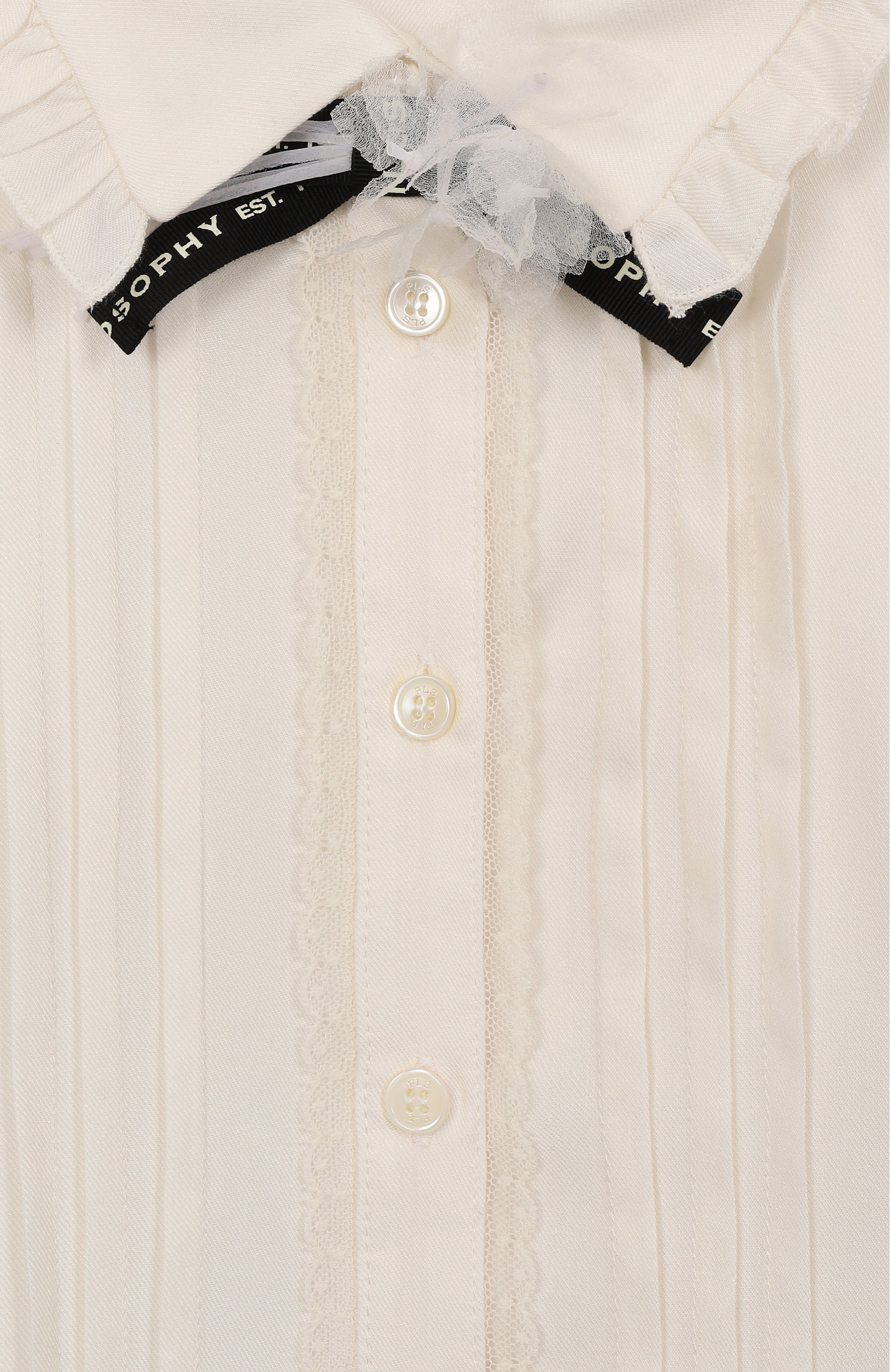 Блузка из вискозы PHILOSOPHY DI LORENZO SERAFINI KIDS, арт. I1F306/6103/12-14, фото 3