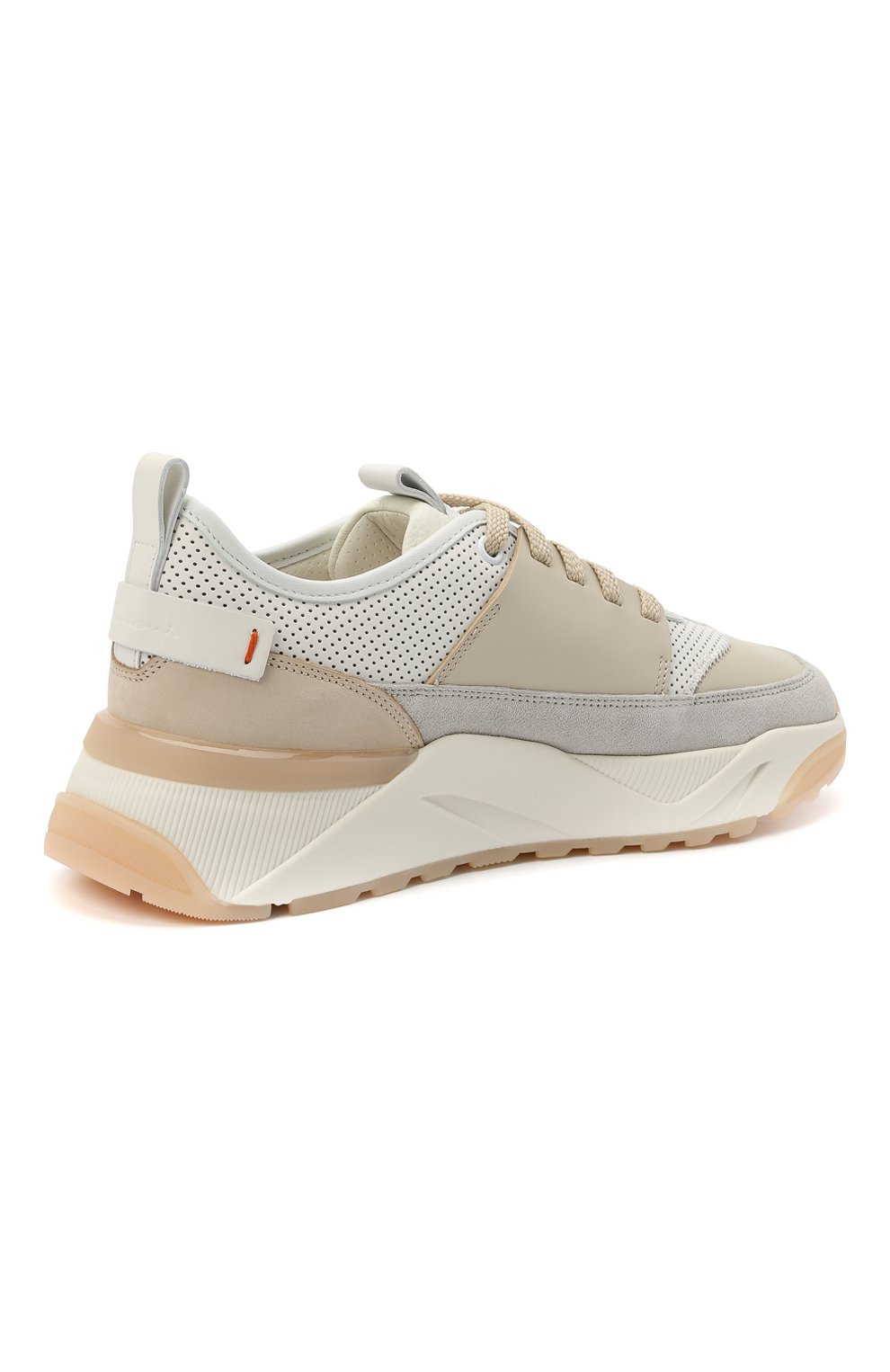 Кожаные кроссовки SANTONI, арт. WBI060772BTTXF0EG20, фото 4