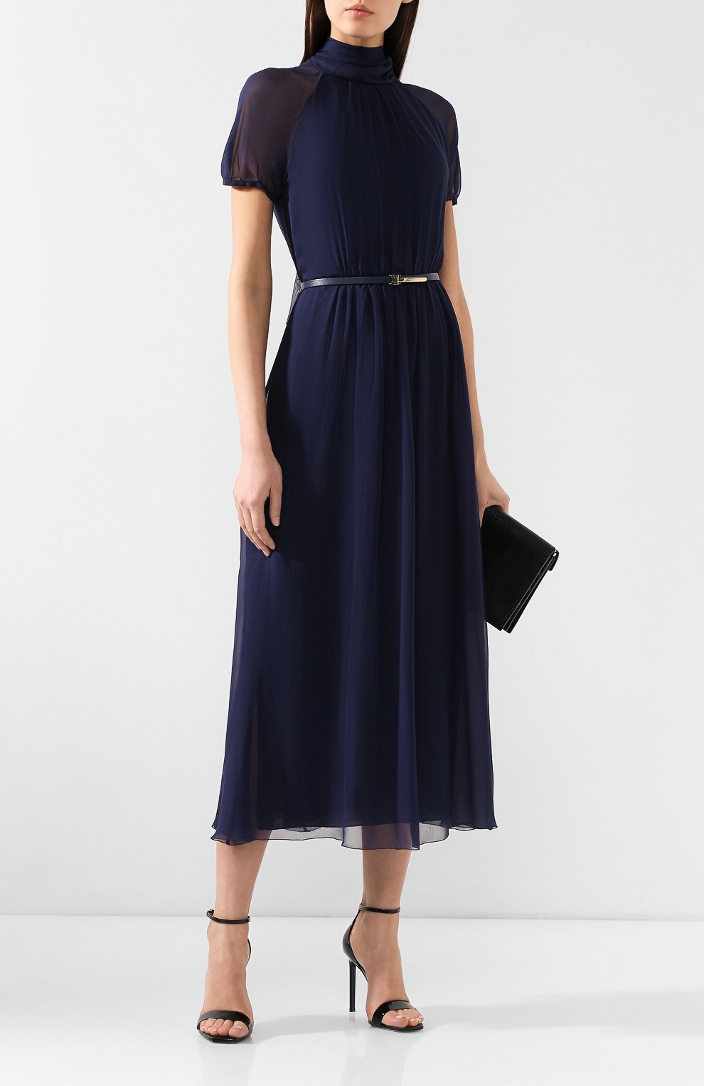 Шелковое платье RALPH LAUREN, арт. 290740180, фото 2