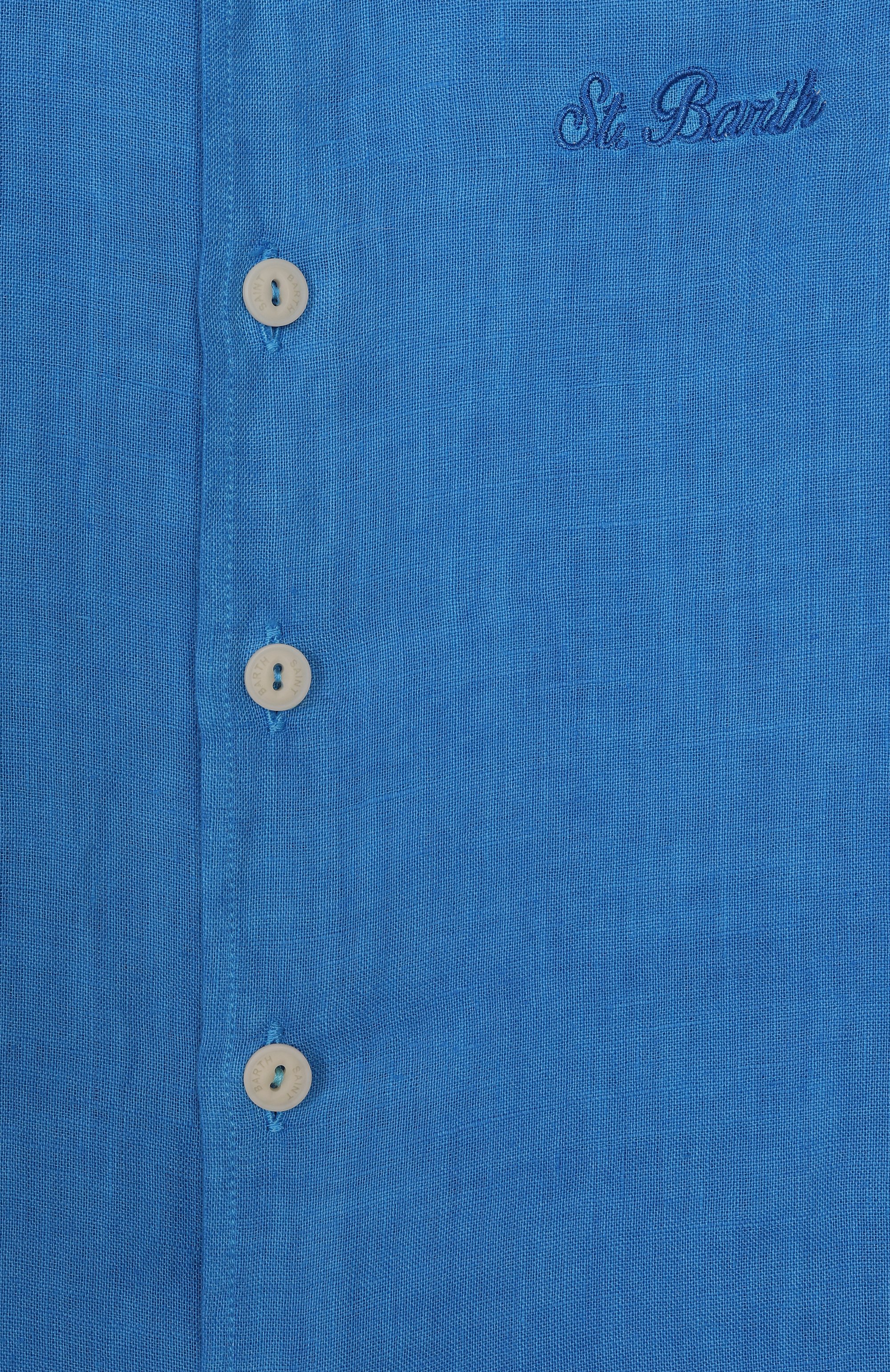 Льняная рубашка MC2 SAINT BARTH, арт. STBK AGNES/AGN0001/01524F, фото 3