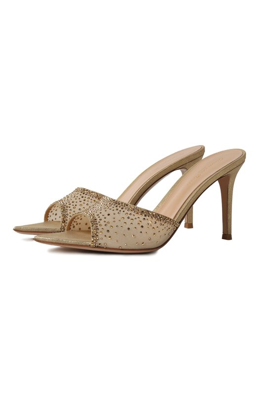 Текстильные мюли Rania 85 Gianvito Rossi