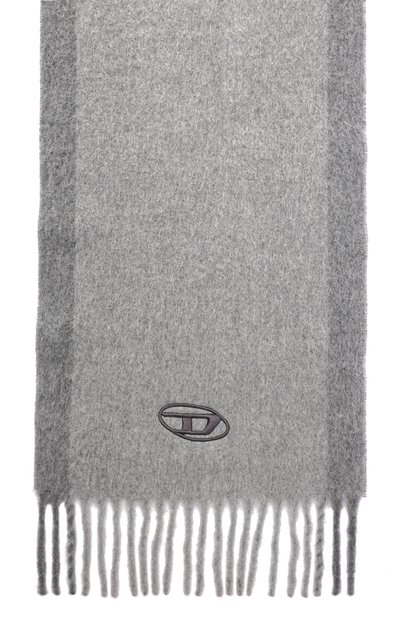 Шарф s-olid DIESEL серого цвета по цене 18550 руб., арт. A21744/0EGDZ, фото 4 Шарф s-olid DIESEL, арт. A21744/0EGDZ, фото 4