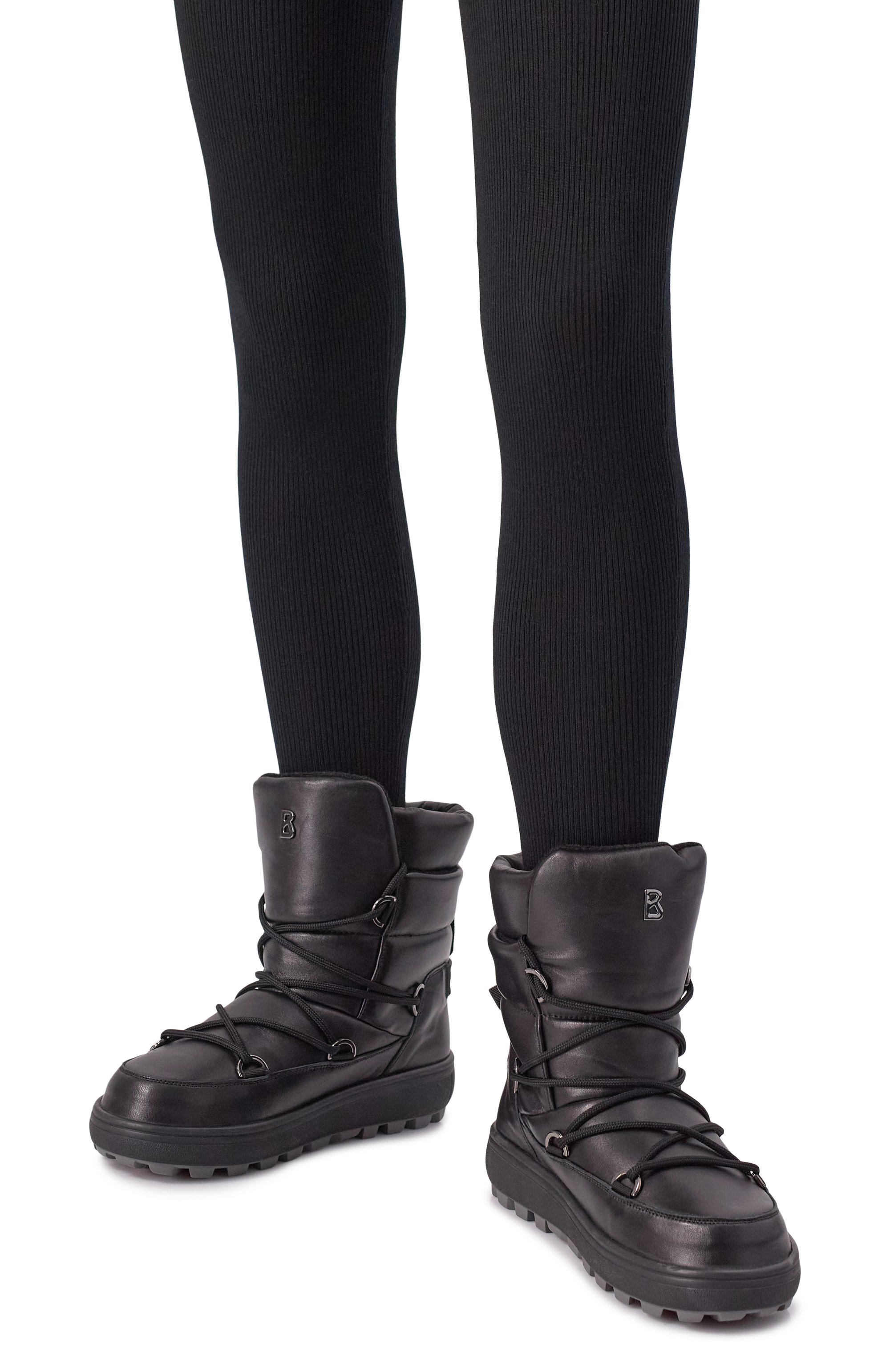 Кожаные полусапоги chamonix BOGNER черного цвета по цене 72900 руб., арт. 22546723, фото 2 Кожаные полусапоги chamonix BOGNER, арт. 22546723, фото 2