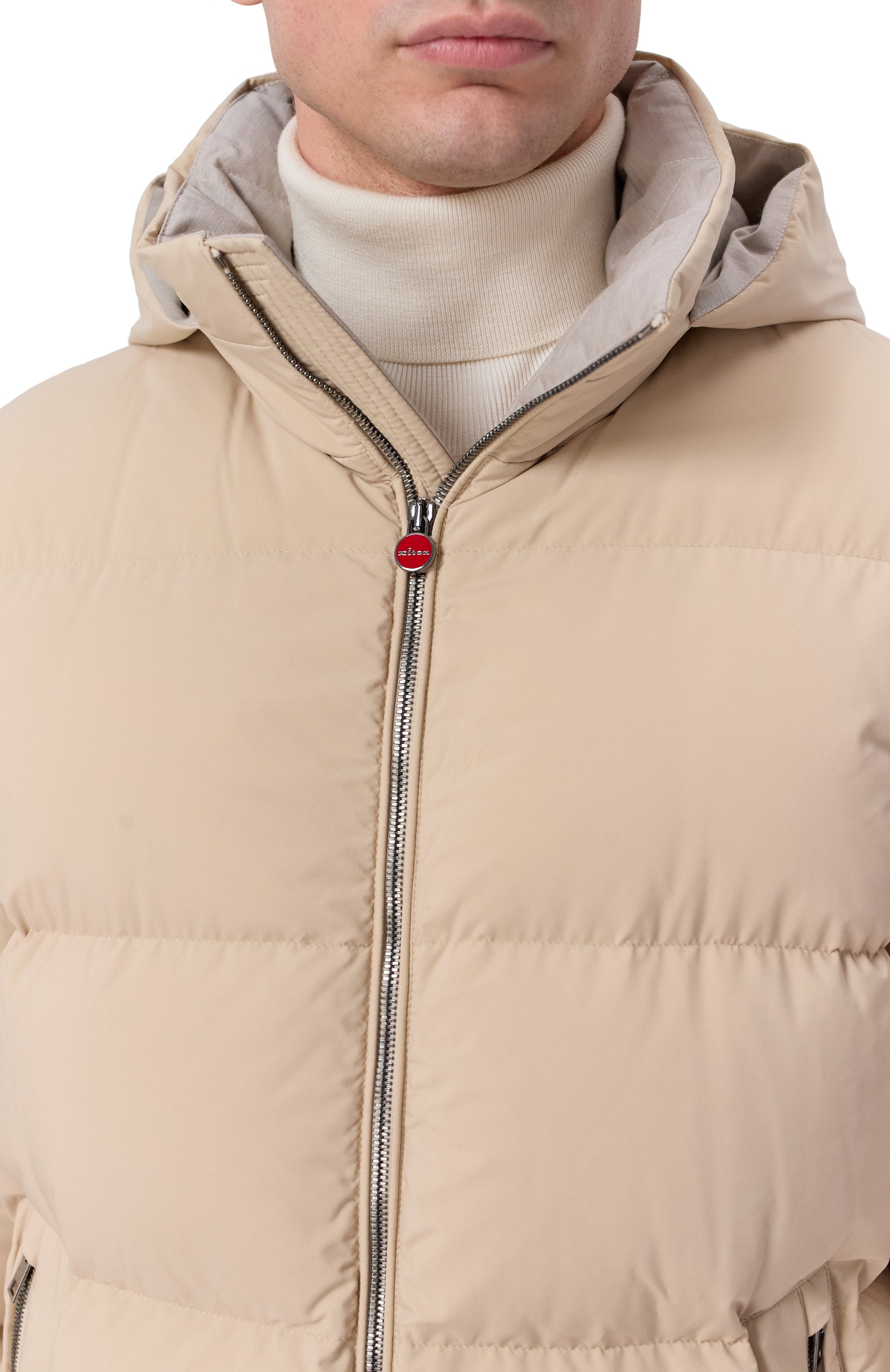 Пуховик KITON бежевого цвета по цене 858000 руб., арт. UW2467V0427L, фото 5 Пуховик KITON, арт. UW2467V0427L, фото 5