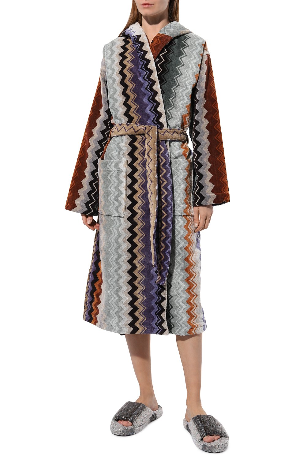 Хлопковый халат MISSONIHOME, арт. 1G3AC99708/165, фото 2