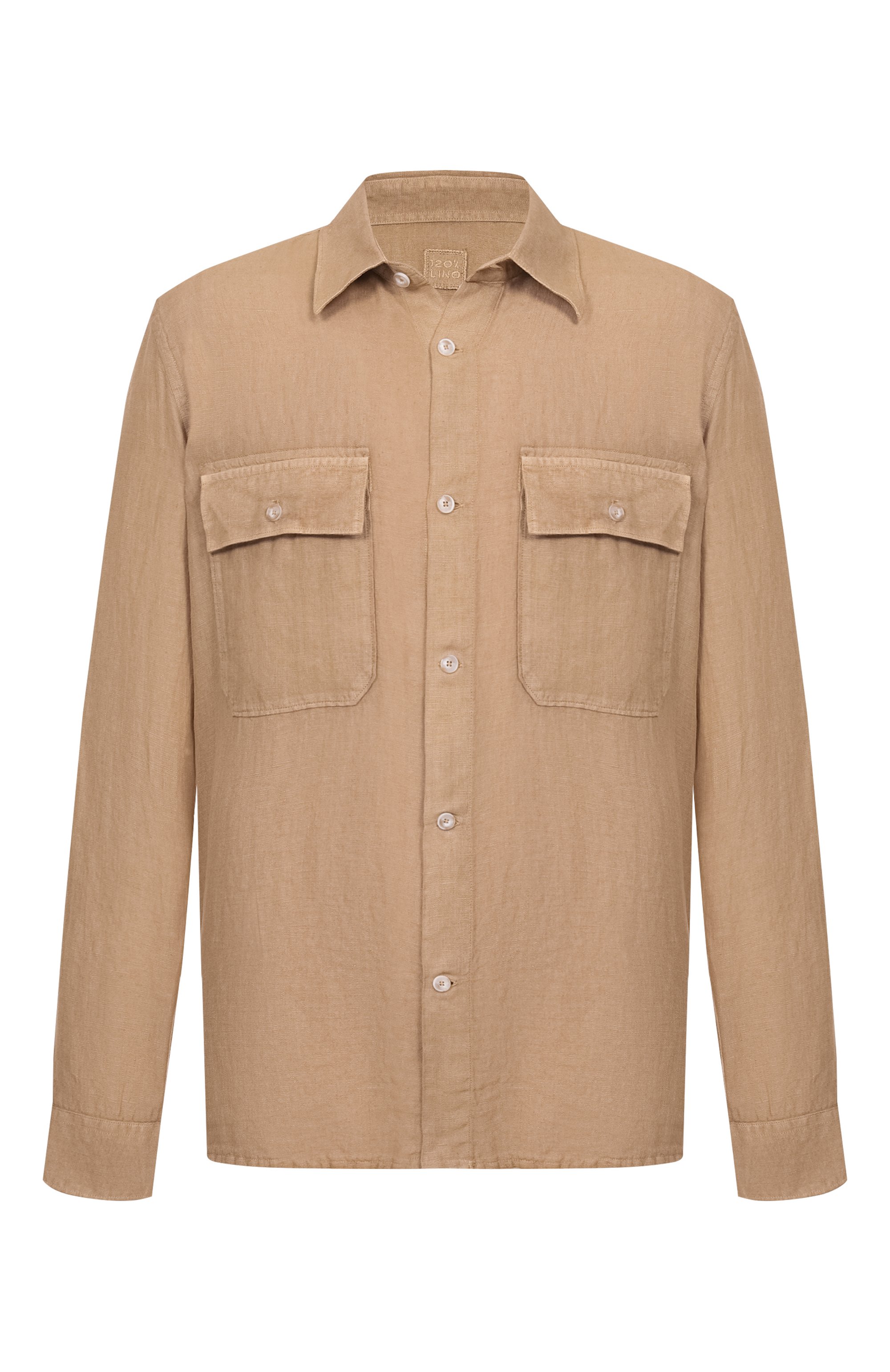 Льняная рубашка 120% LINO, арт. 33ALIM19SG/0115/000, фото 1