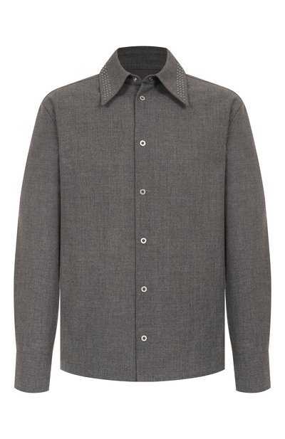 Мужская шерстяная рубашка JIL SANDER, арт. J22DL0318-J41557