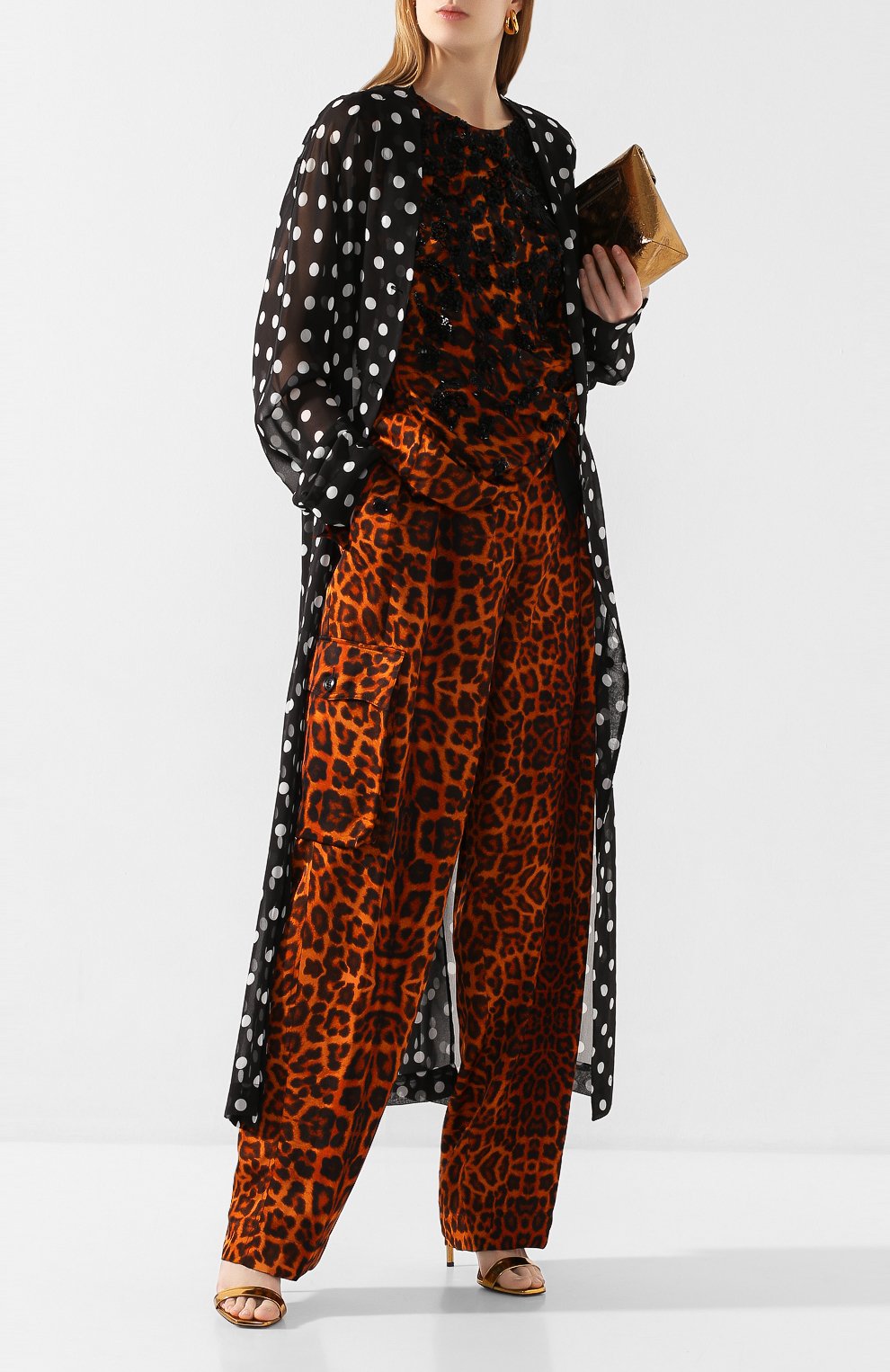 Брюки из вискозы DRIES VAN NOTEN, арт. 201-10956-9162, фото 2