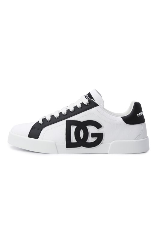 Комбинированные кеды Portofino Light Strobel Dolce & Gabbana CS2343/AE629 Белый  CS2343/AE629 Фото 4