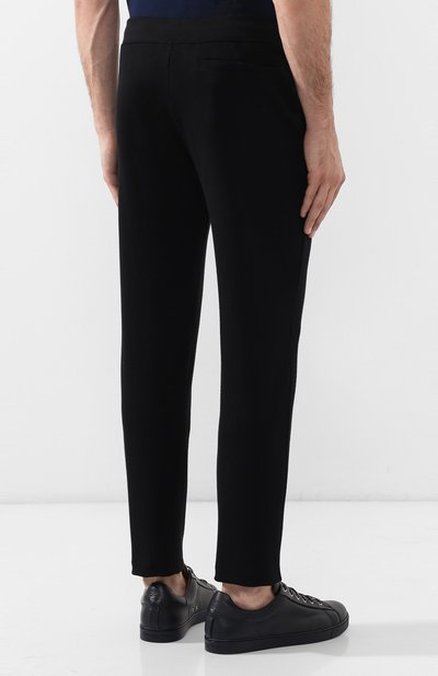 Хлопковые брюки PAUL&SHARK черного цвета по цене 15700 руб., арт. C0P1062, фото 4 Хлопковые брюки PAUL&SHARK, арт. C0P1062, фото 4