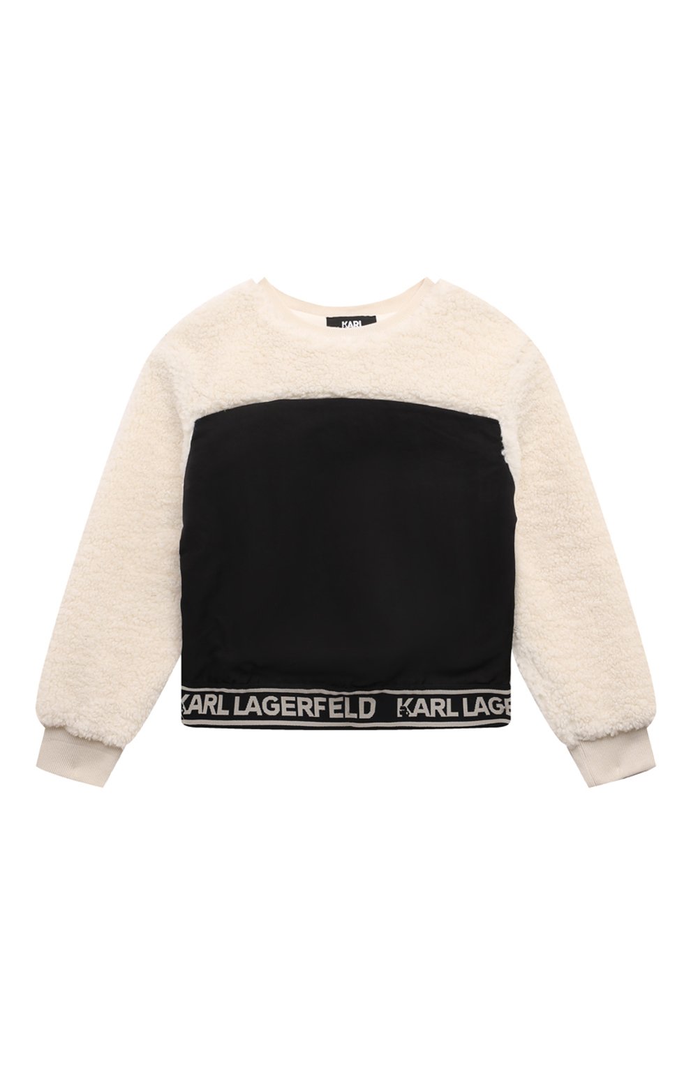 Комбинированный свитшот KARL LAGERFELD KIDS, арт. Z30223, фото 1