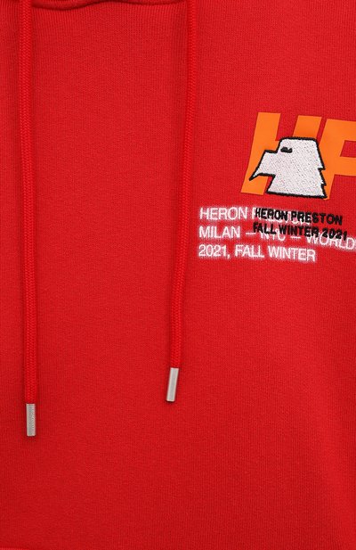 Хлопковое худи HERON PRESTON, арт. HWBB020F21JER0022522, фото 5