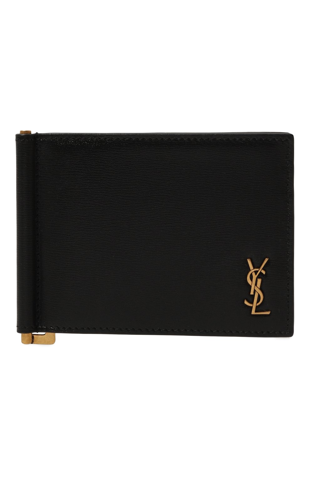 Кожаный зажим для купюр SAINT LAURENT, арт. 607738/02G0W, фото 1