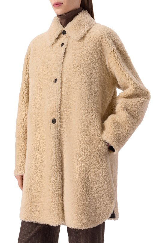 Двусторонняя дубленка Kiton D58674K0545F01 Коричневый  D58674K0545F01 Фото 6