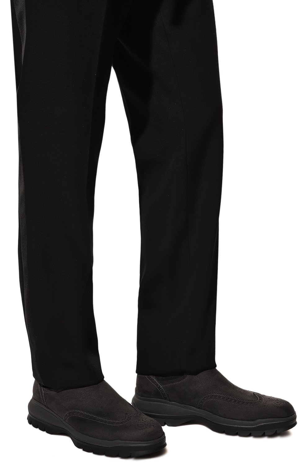 Замшевые челси SANTONI, арт. MGIG18265SKNKCATG76, фото 3