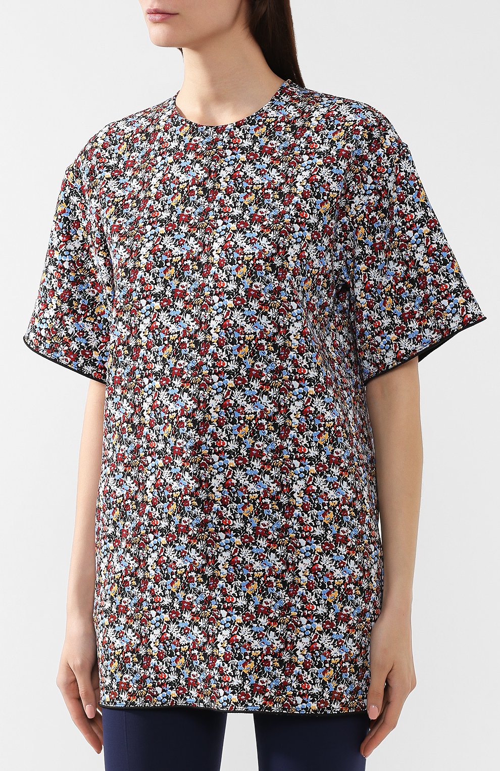 Топ с принтом VICTORIA BECKHAM, арт. TP TSH 1809F MSS19 MINI FL0RAL CREPE, фото 3