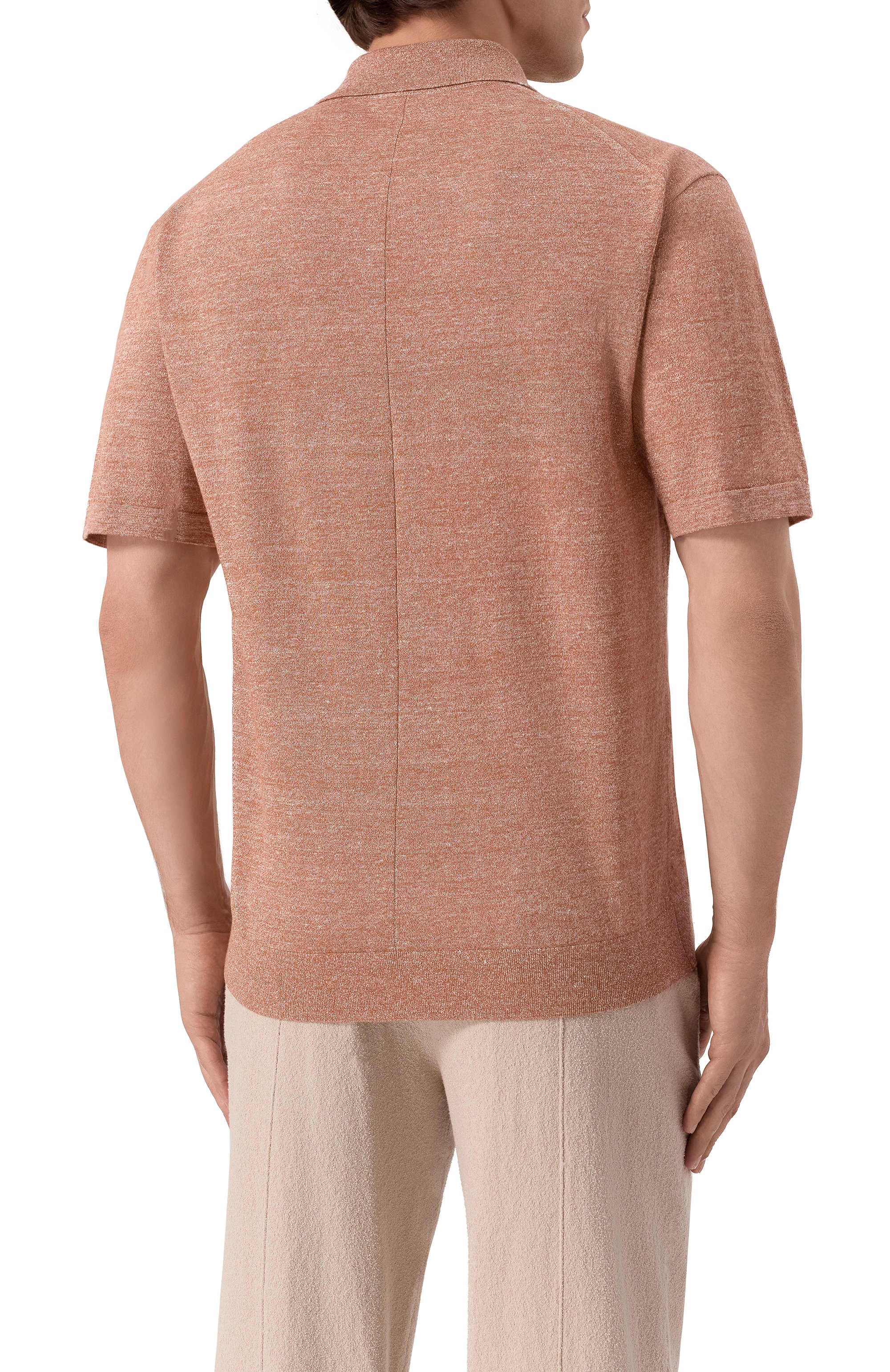 Рубашка из шерсти и льна 12 STOREEZ, арт. 131408, фото 4