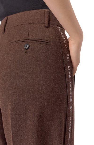 Шерстяные брюки MOSCHINO, арт. A0313/5438, фото 5