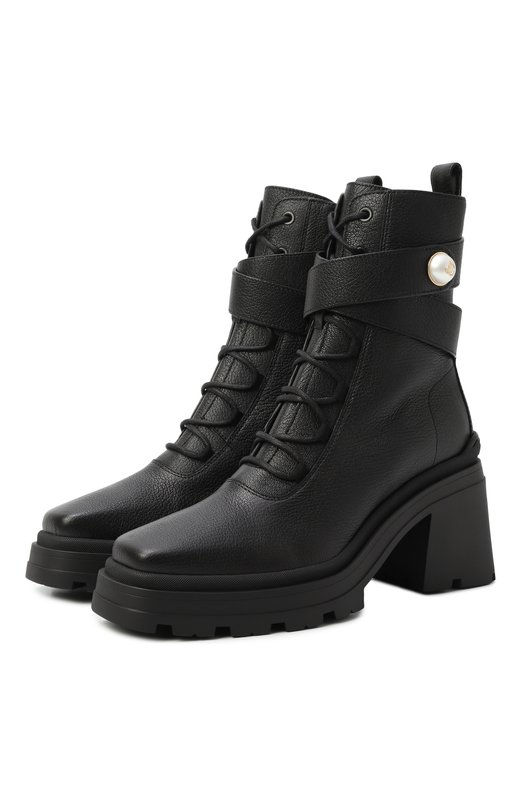 Кожаные ботильоны Noemi 80 Jimmy Choo N0EMI 80/GNL Чёрный N0EMI 80/GNL