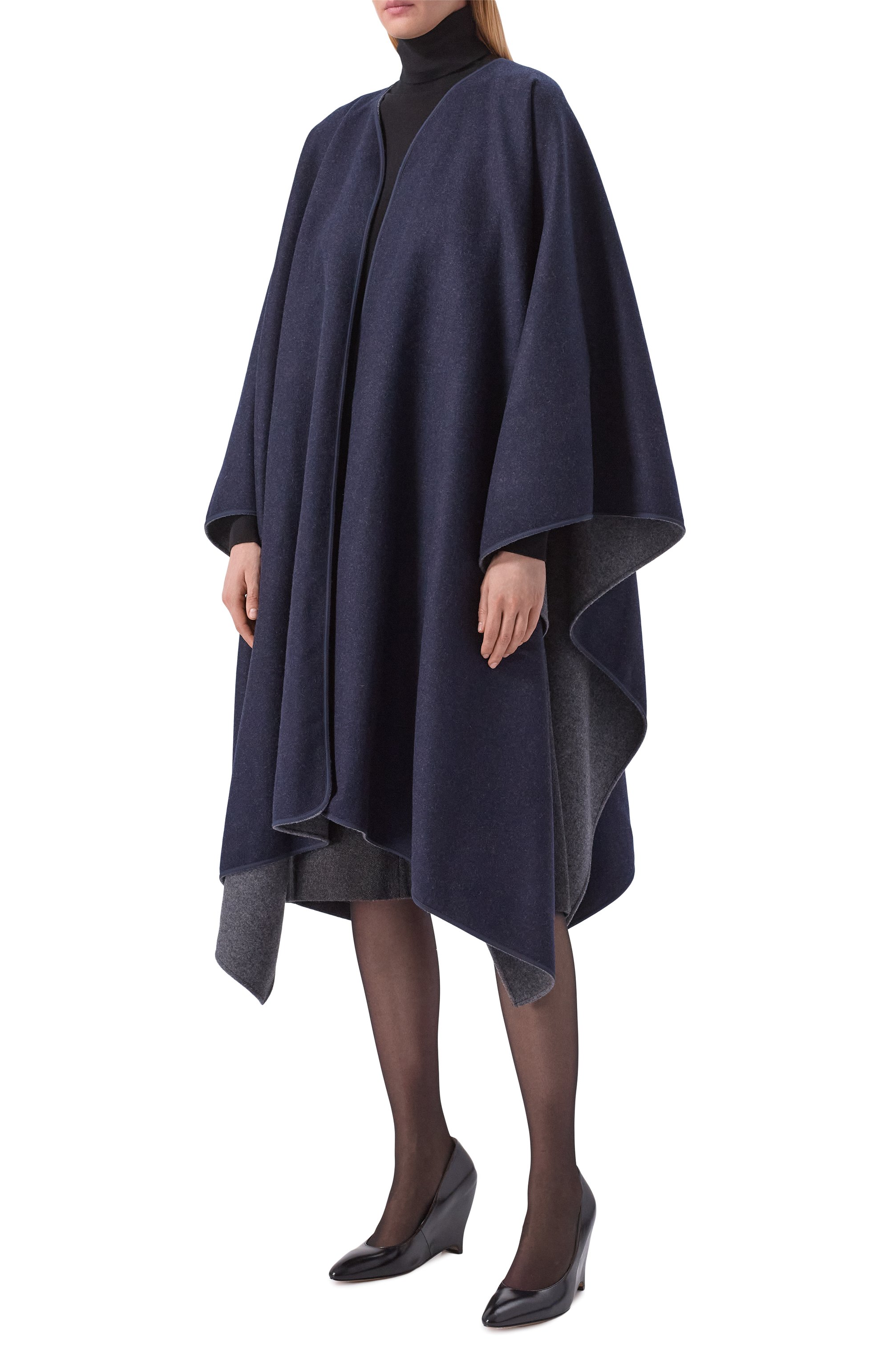 Двусторонний шерстяной кейп señora SANCHY, арт. AW25.54.01/80, фото 6