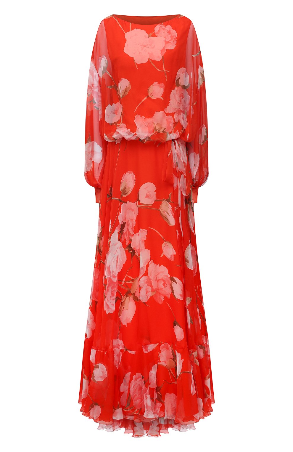 Шелковое платье VALENTINO, арт. VB0VDBZ56DN, фото 1