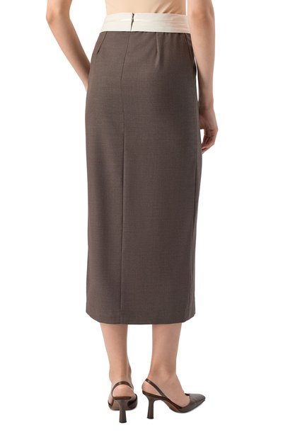 Шерстяная юбка ERIKA CAVALLINI, арт. P5WZ18, фото 4