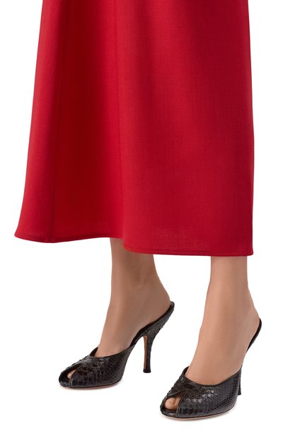 Мюли из кожи питона JUDE, арт. DATE MULE/PYTH0N LEATHER, фото 2