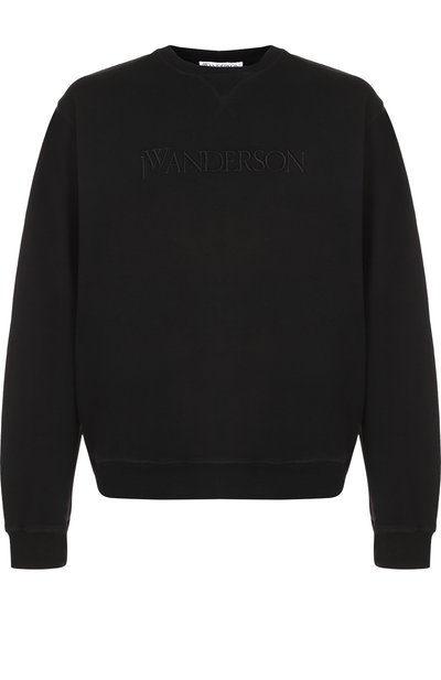 Хлопковый свитшот с логотипом бренда JW ANDERSON, арт. JE36MS18 714/999, фото 1