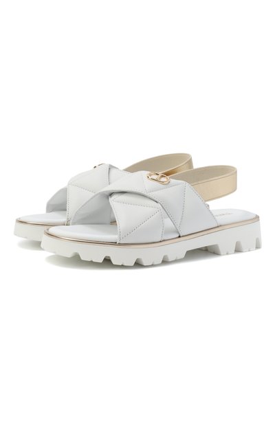 Кожаные сандалии TWINSET, арт. 251GCJ044/30-34